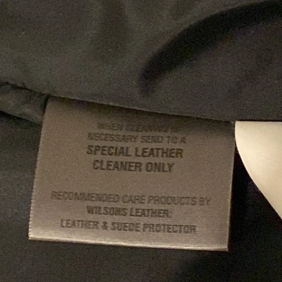 Women’s Wilson Black Leather Zip Up Jacket. EUC Sz. M - Picture 8 of 13